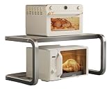 VZX冷蔵庫棚電子レンジ棚3階スライドトレイトイパン焼き機棚整理棚キッチン棚収納棚冷蔵庫棚スライド棚スペースを節約一人暮らしファッション自然(自然) (グレー) [並行輸入品]