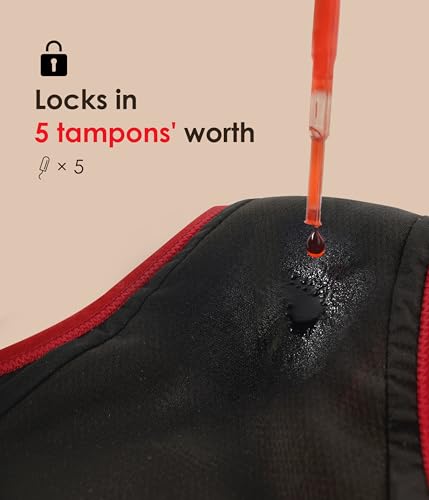 Period Underwear for Women, Leak-proof Reusable High Waisted Briefs Menstrual Panties, Heavy Flow, Cotton 3 Pack2