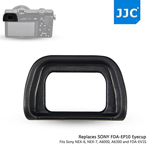 JJC ES-EP10 Visor Ocular Eyecup para SONY NEX-6, NEX-7 a6300 y a6000 Cámaras y al Visor Electrónico FDA-EV1S Reemplazo de Sony FDA-EP10