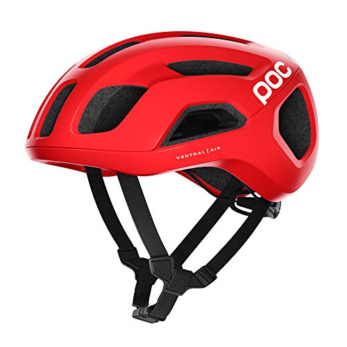 POC, Ventral Spin, Cycling Helmet, Prismane Red, Small