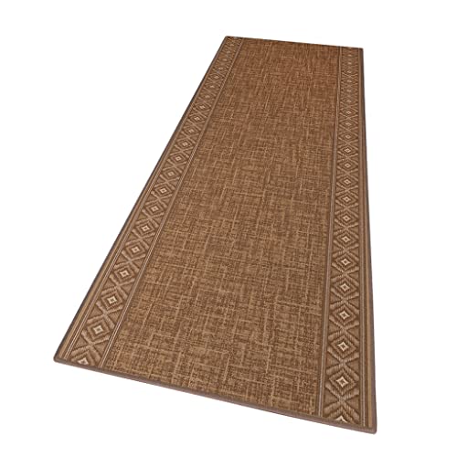 Tapis classique beige 67 x 400 cm certifié Oeko-Tex Mazovia