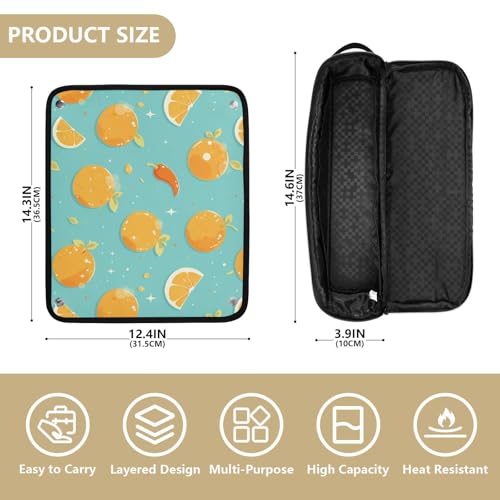 Bolso Organizador y Alfombrilla Resistente al Calor para Herramientas de Cabello miniatura 4