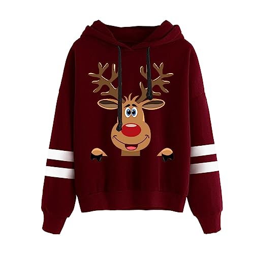 Weihnachtspullover Damen Ugly Christmas Sweater Weihnachtswichtel...