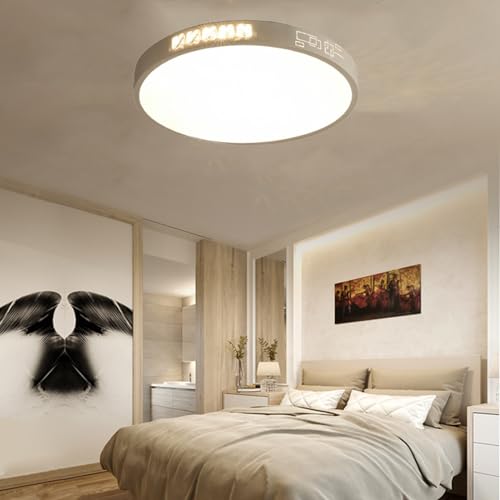 Éclairage à monture à chasse d'eau LED de plafond blanc