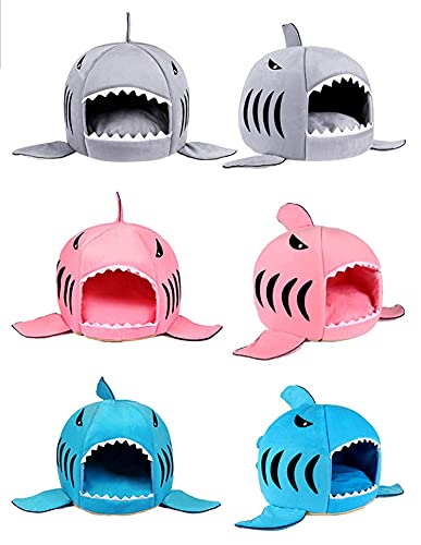 Casa de cama de tubarão gato cesta doce brinquedo gaiola hamster acessórios para animais de estimaçã