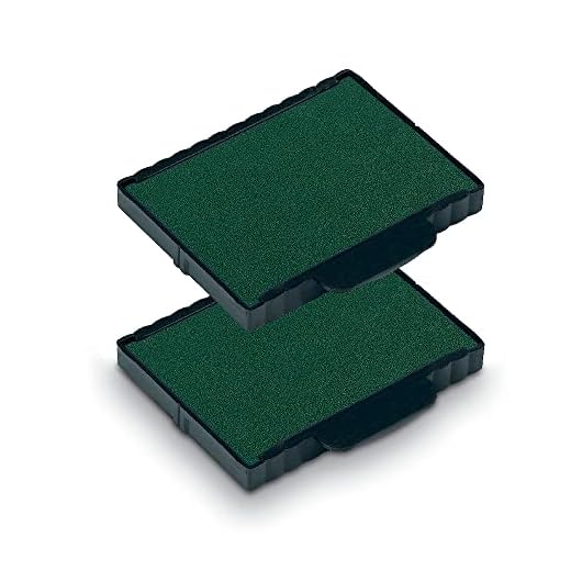 Trodat Ersatzkissen 6/57 für Professional 5207 und 5470 – Farbe Grün, 2er-Pack