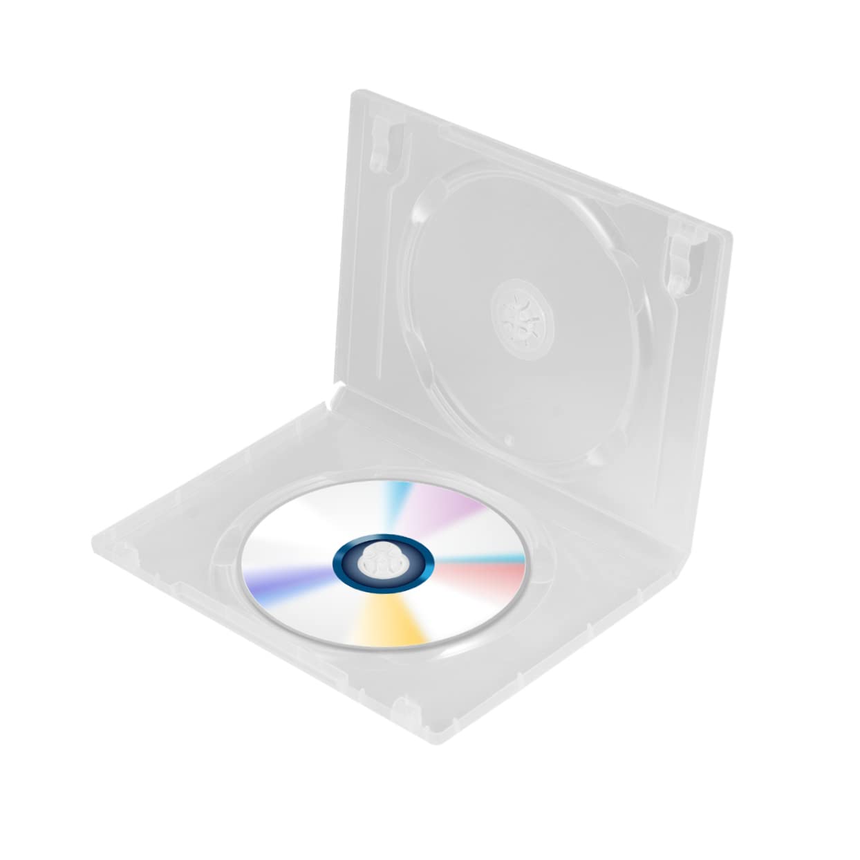 Amazon.co.jp: TOGEVAL 6個入り ボックス Cdケース クリア Cd ケース 