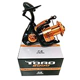 MOLINETE MARURI TORO 8000-6 ROLAMENTOS PESCARIA MEDIA/PESADA