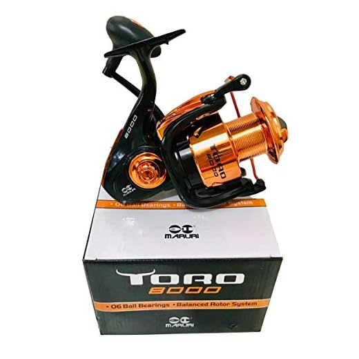 MOLINETE MARURI TORO 8000-6 ROLAMENTOS PESCARIA MEDIA/PESADA