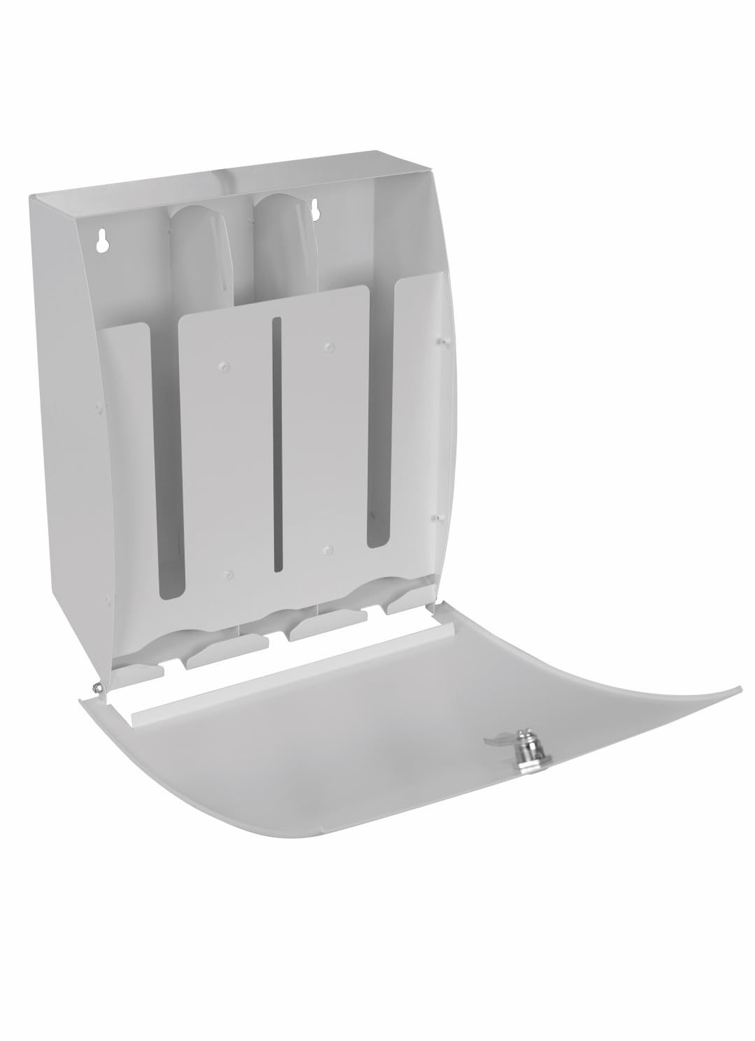 JVD Distributeur de Protections périodiques Blanc 3 Compartiments