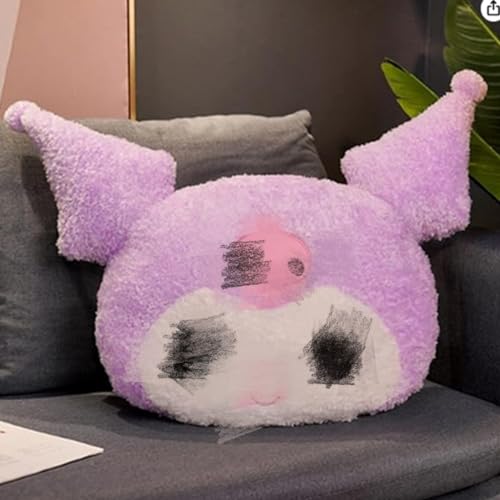 OUKEYI 19.6in/50cm kawaii Plush Pillow Doll Kids' Plush Toy Pillows Super Cute Soft Stuffed Animals Girl's Birthday Gift (purple)