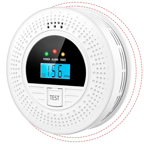 WUZETIAN 1-Pack Interconnected Smoke and Carbon Monoxide Detector
