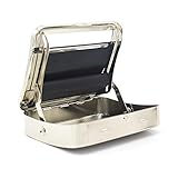 MINGZE Máquina enrolladora de cigarrillos, Caja automática para la caja rodante y para guardar cigarrillos para fumar y enrollar cigarrillos Cajetillas Rolladora metálica Cigarette Rolling Machine