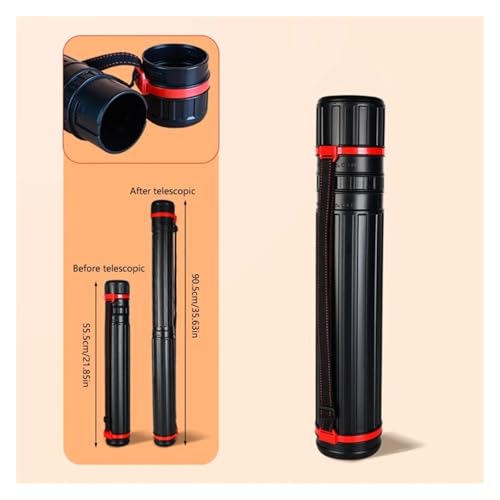 Carcaj de flechas extensible con correa ajustable para hombro 4