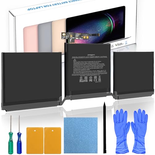 pengguo Battery A1713 for MacBook Pro 13 Inch A1708 Late 2016 Mid 2017 EMC 2978 3164, Replacement Battery A2171 for MacBook Pro 13 Inch A2159 (2019) A2289 (2020) A2338 (2020)