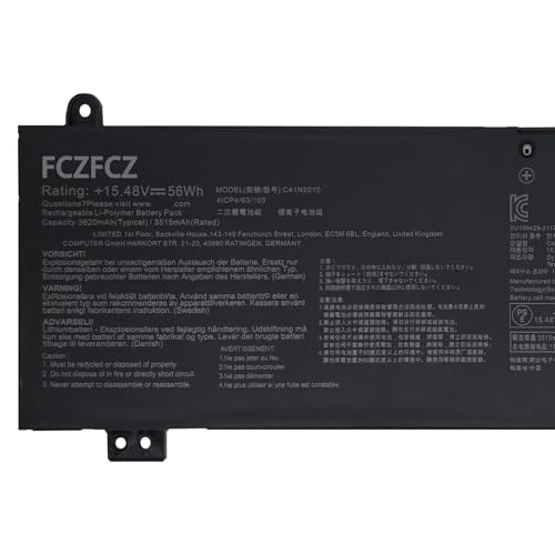 Image of C41N2010 Battery 56Wh 3620mAh Replacement for ASUS ROG Strix G15 G513IC G513IH G513QC G513QE G713QE Series 0B200-03890000 0B20003890000 4ICP4 /63 /103 15.48V 4-Cell