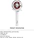 Niaycouky Stray Kids Lightstick,Cheering Lights for Concert Light Sticks/K-Pop Lightstick with Bluetooth Function （Give Card）, White, DP0001