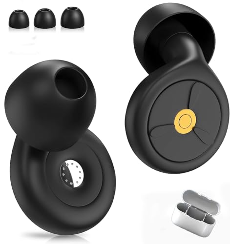 【2025業界新登場低減55dB】ANEMONIX 耳栓 睡眠用 完全遮音 みみせんノイズキャンセリング 睡眠用イヤホン 遮音フィルタータイプ アラームが聞こえる耳栓 水洗い可能 防音 安眠 聴覚過敏 イヤホンタイプ 耳せん めざまし いびき防止グッズ 勉