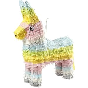 Party Piñata, maat 39x13x55 cm, pastel kleuren, 1st