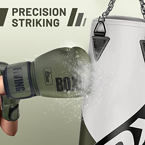 Fiving Pro Style Boxing Gloves For Women, Pu Leather, Training Muay Thai,Sparring,Fighting Kickboxing,Adult Heavy Punching Bag Gloves Mitts Focus Pad Workout For Ladies #TOP3