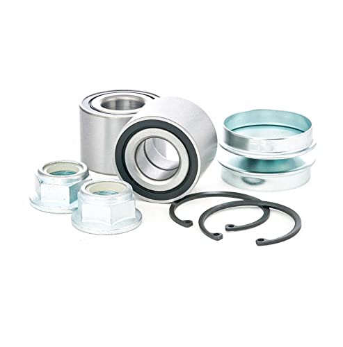 RIDEX 654W0652 Juego de cojinete de rueda Trasero contiene dos juegos de cojinetes de rueda compatible con VW Polo V Hatchback 6R1, 6C1