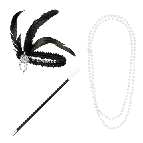 Completate il vostro costume sexy anni '20 per il carnevale con questo set