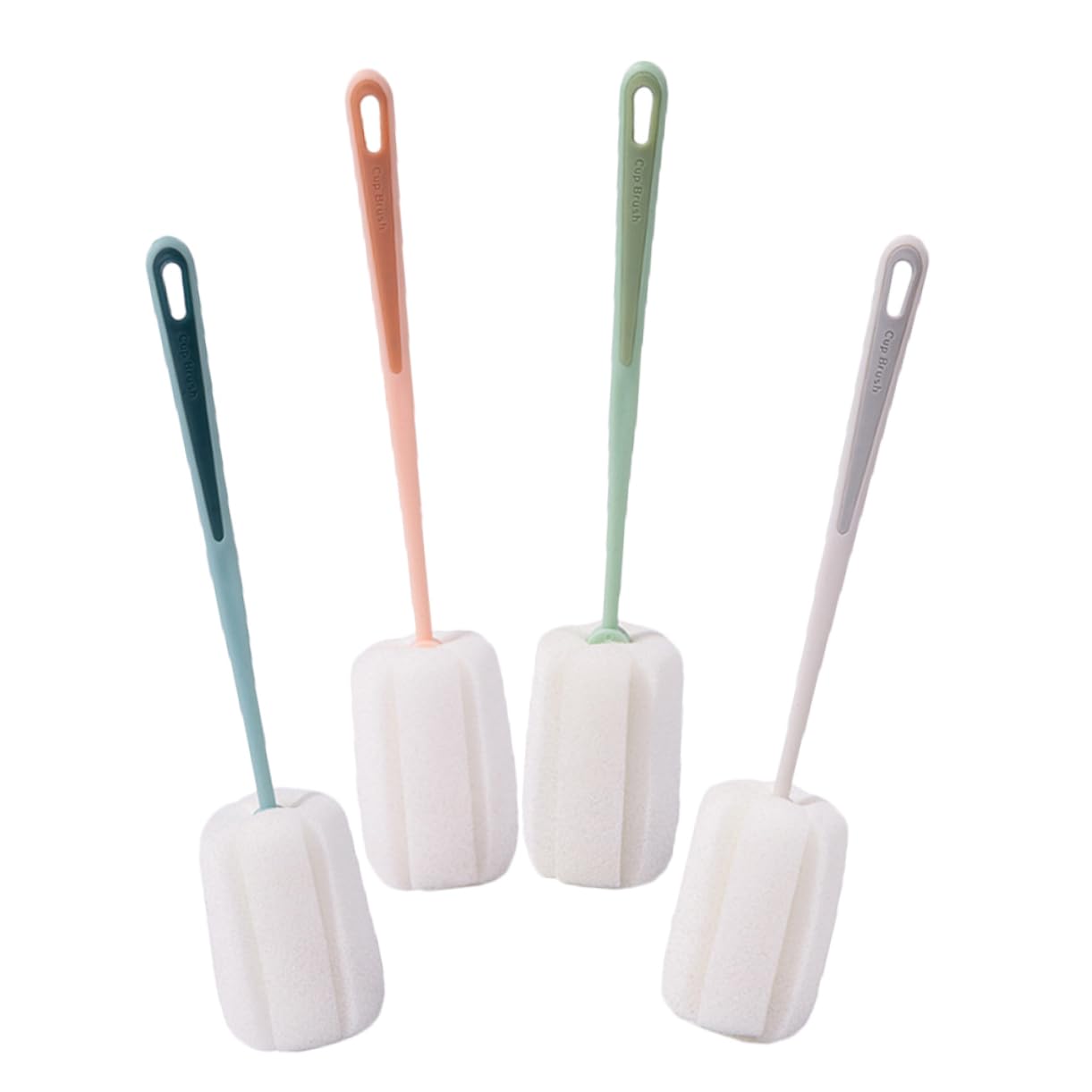 ABOOFAN 5 Set Di Spugne Per La Pulizia Spazzole Per Bottiglie Spazzole Morbide E Rotanti Per Tazze Manico Multiuso Facili Da Raggiungere Ogni Angolo 4 Pezzi*5