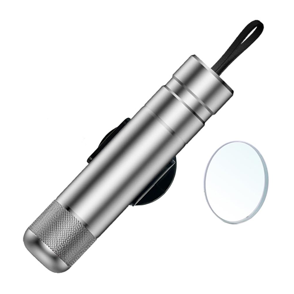NFAHBAQA 2 in 1 Car Window Breaker for A-Class B-Class C-Class GLC ML-Class GLE-Class CLA AMG GT, Portable Glass Breaker Seatbelt Cutter, Emergency Escape Tool, Vehicle Safety Glass Hammer,Silver