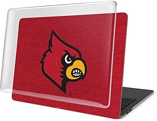 Skinit Case + Skin Compatible with MacBook Pro 16in (2019-20) - Officially Licensed Louisville Red Background Design