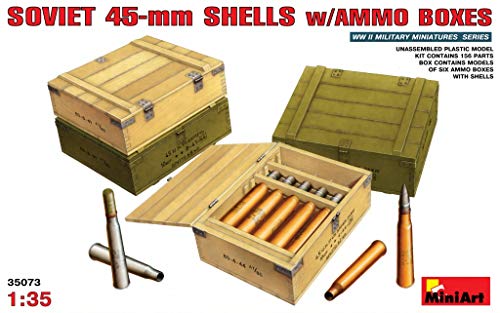 Grenats soviétiques 45 mm MiniArt 35073 pour corriger le manque de réalisme de vos dioramas