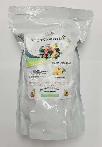 Simply Clean Foods Freeze Dried Pineapple - Non-GMO - Made in USA