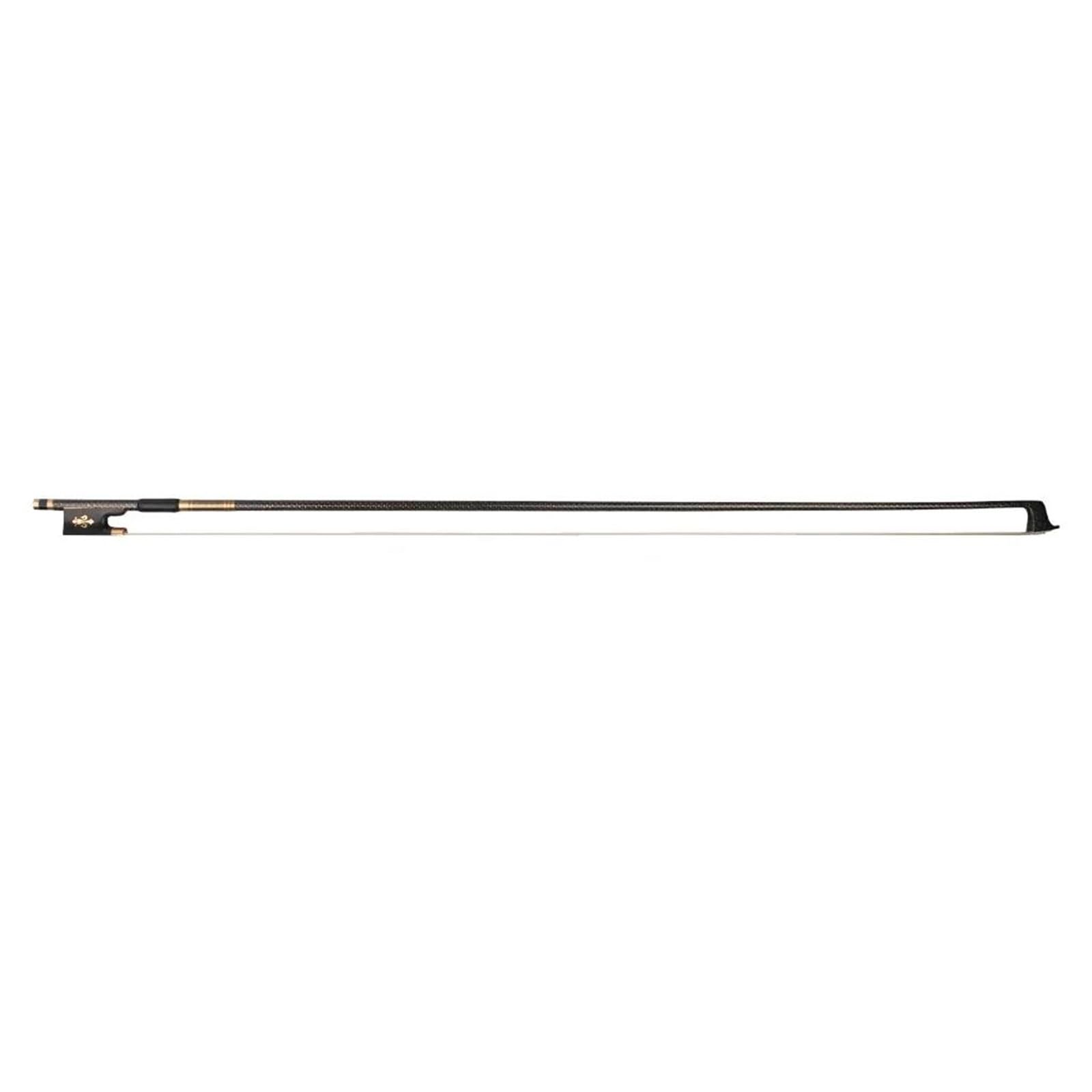 Smyczek do skrzypiec Profesjonalny smyczek do skrzypiec akustycznych 4/4 w rozmiarze Carbon Fiber Fiddle Braided Round Stick Ebony Well