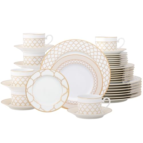 Noritake Eternal Palace Gold 40-Piece Dinnerware Set Service for 8