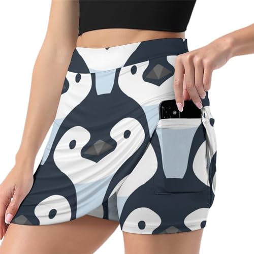 Mini jupe de course pingouin pour vos séances de running et tennis