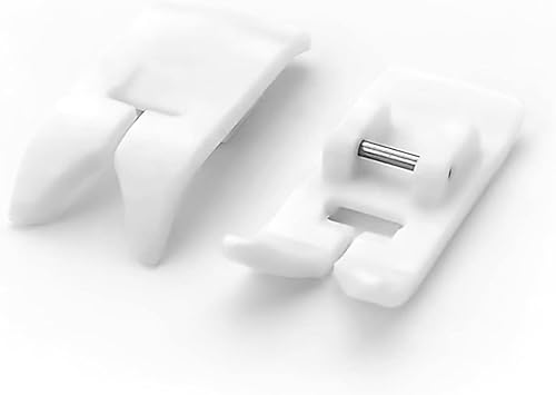 Miniatura 2 de 2 prensatelas para máquina de coser de teflón en zigzag y antiadherente, se adapta a todas las máquinas de coser de vástago bajo, a presión,