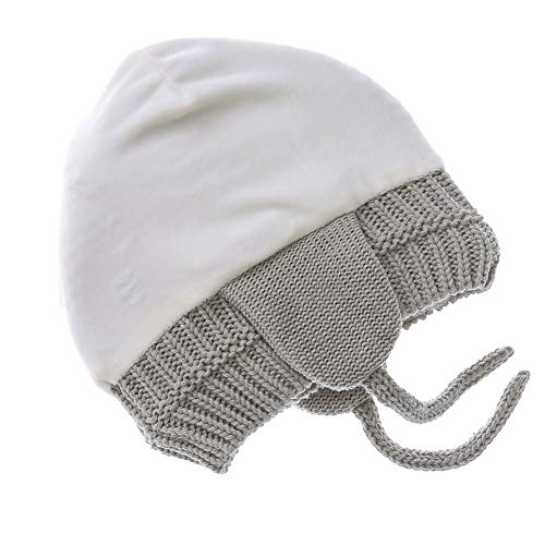 Baby Beanie Earflaps Hat - Infant Toddler Girls Boys Soft Warm Knit Hat Kids Winter Hat with Fleece Lining3