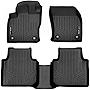 MAXLINER Custom Fit Floor Mats 2 Row Liner Set Black Compatible with 2018-2023 Volkswagen Tiguan - All Models