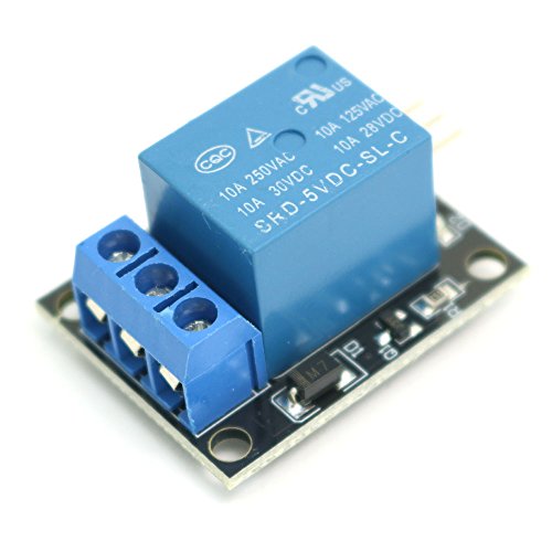 WINGONEER 5PCS KY-019 5V One Channel Relay Module Board Shield for PIC AVR DSP ARM for Relay - Thumbnail 7
