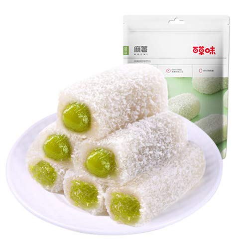 Matcha china de aperitivos o frijoles rojos o mango o Mochi Durian o pastel de arroz glutinoso