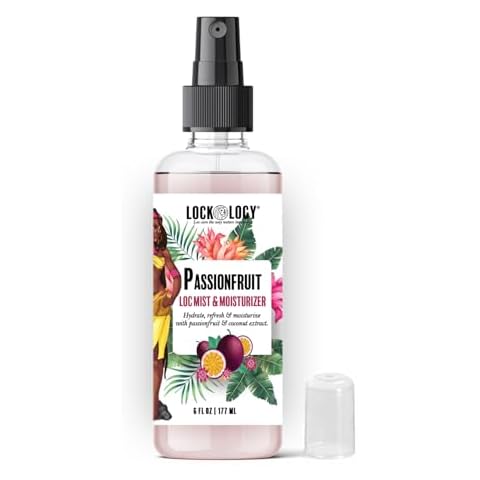 Loc & Moisturizer Spray for Dreads, Passionfruit Scented Dreadlock & Locs Hair Product Cover