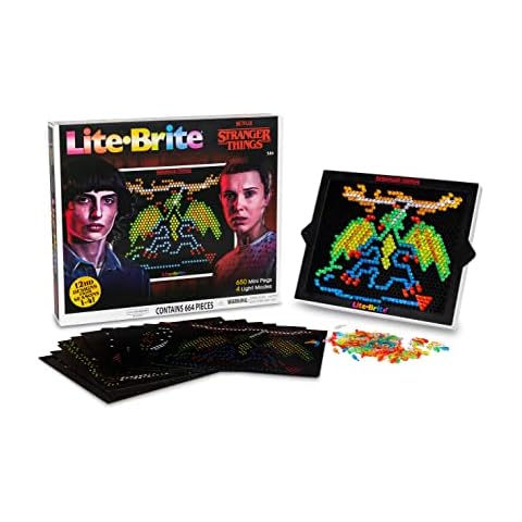 Lite Brite Stranger Things Special Edition Mosaicos con Rejilla para Niños Cover
