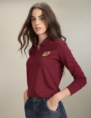 Image of U.S. Polo ASSN. Women's Cotton Slim Fit T-Shirt