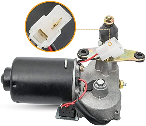 Image of 12V Electric UTV Windshield Wiper Motor Kit Fits Polaris Ranger RZR Kawasaki Honda Pioneer Golf Cart Agriculture Vehicle,110 Degree Swing + Wipers (Multi Sizes)