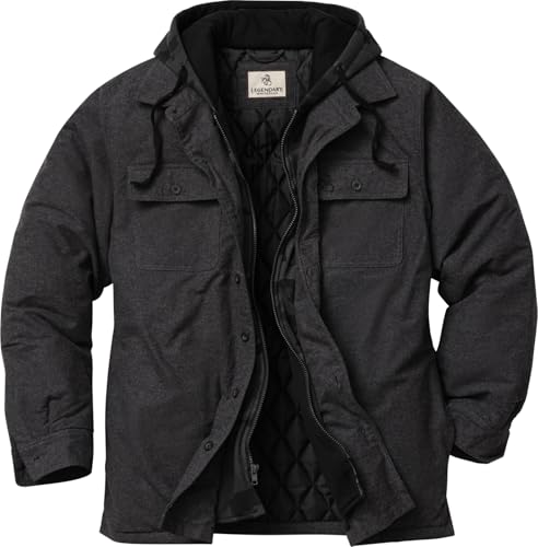 Image of Legendary Whitetails Mens Maplewood Hooded Shirt Jacket