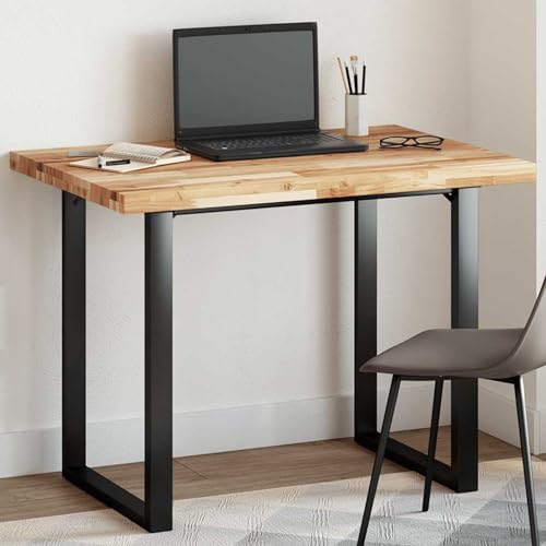 Plateau en acacia 120 x 70 cm bois massif résistant aux taches pour table à manger