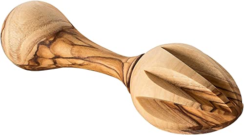 ZITRONENPRESSE AUS OLIVENHOLZ – Handgefertigte ZITRUSPRESSE/SAFTPRESSE/ORANGENPRESSER – ca. 15...