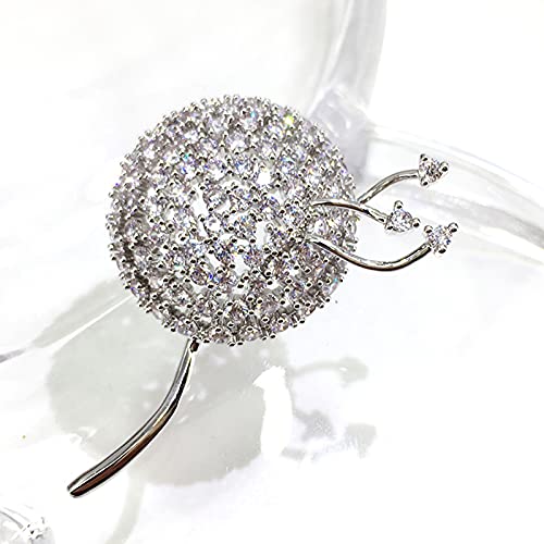 Broche de mariage pissenlit et perle le cadeau d'affaires idéal