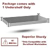 DuraSteel Galvanized Under Shelf for Work Tables - Extra Adjustable Lower Shelf for 24 x 12 Stainless Steel and Wooden Worktables - Fits for use in Restaurant, Warehouse, Home, Kitchen, Garage
