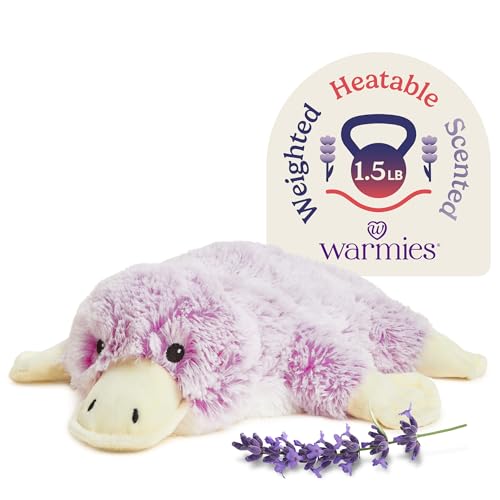 Warmies Microwavable & Weighted Stuffed Animals, Platypus - Heate...