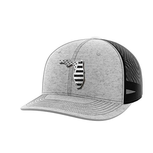 Gorra Trucker con parche de cuero, ajustable, 6 paneles miniatura 1